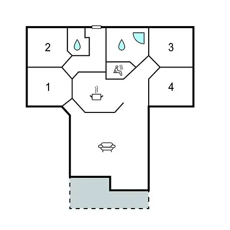 בית נופש In With Kitchen הובבורג